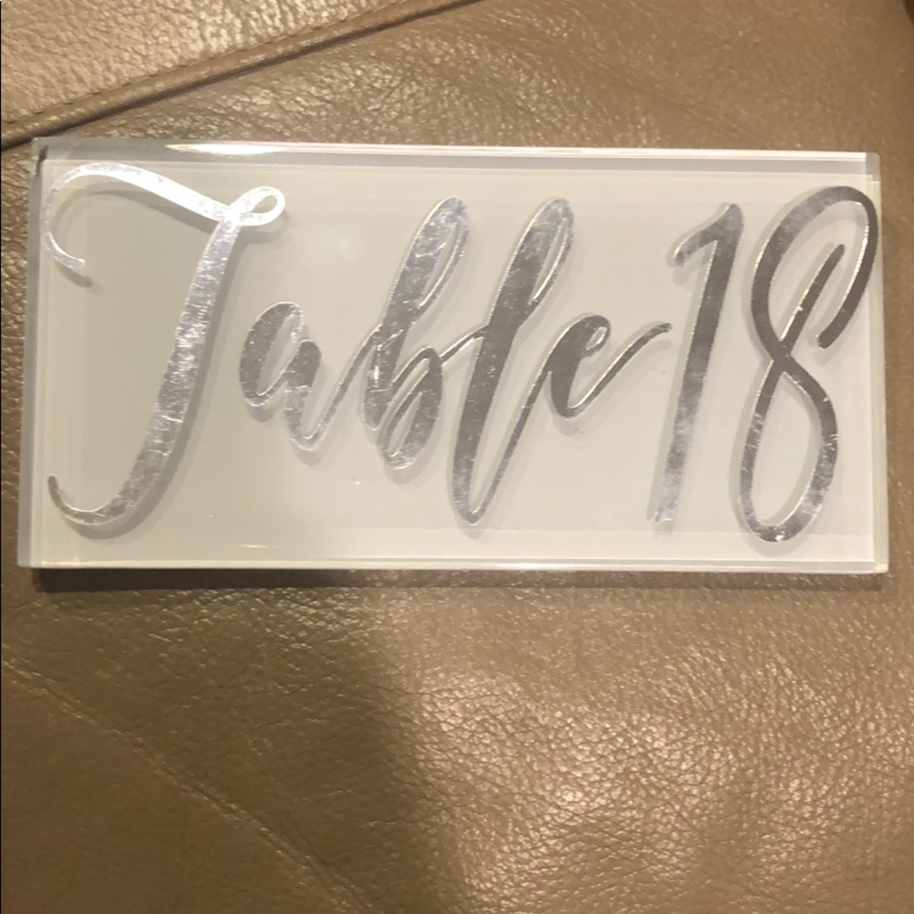 Ceramic Table Numbers